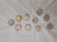 40 Silver Washington Quarters