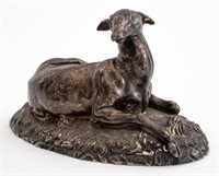 Animalier Bronze Sculpture of Doe