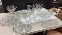 Glasswares Serving Platters, Pitcher and etc