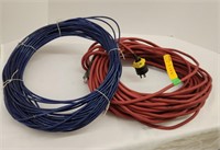 Approx.100Ft Extension cord and Wire Roll