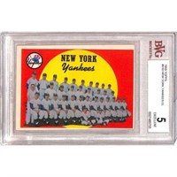 1959 Topps Yankees Team Bvg 5