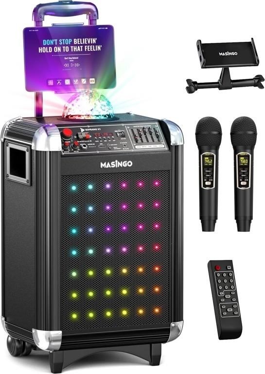 NEW! $300 MASINGO Karaoke Machine for Adults and