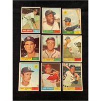(16) Different 1961 Topps Baseball Cards