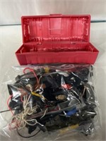 G.I. Joe plastic trunk and accessories