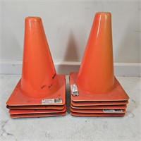 (9) 12" Safety Cones