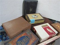 Cigar Boxes and English Leather Box