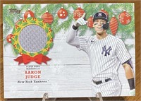 Aaron Judge 2022 Topps Holiday Patch