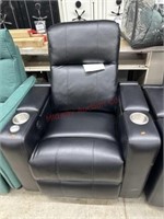 Abbyson living black home theatre chair MSRP 900