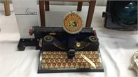 Deluxe dial typewriter