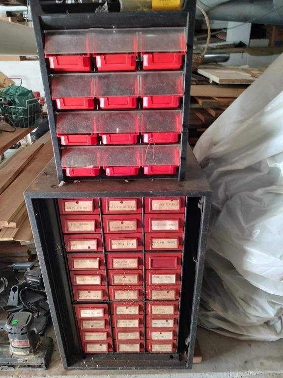 Metal Parts Cabinet & More - Read details