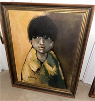 20th C. Signed Oil on Canvas