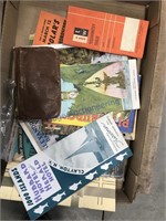 Old Travel guides, pocket notebooks