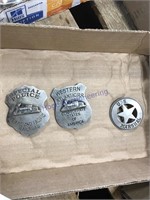 Railroad badges, US Marshal badge