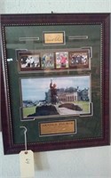 19x23 framed matted Arnold Palmer golf pro