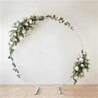 $55  Doingart 6.8ft White Round Metal Wedding Arch