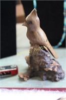 CARVED WOODEN BIRD