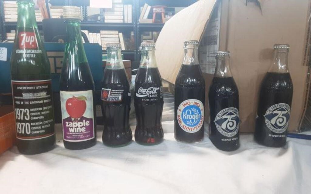 Vintage Commerative Coca Cola bottles
