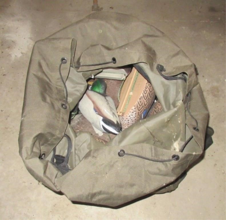 Decoys in bag.