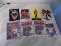 Lot 8 Hockey Cards Sundin / Jagr Rookies