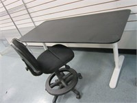 WORK TABLE & OFFICE CHAIR