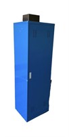 Blue Metal Storage Locker W/ Heater