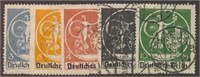 GERMAN BAVARIA #271-275 USED FINE-VF