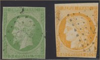 FRENCH COLONIES #8 & #14 USED AVE