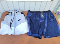 NIKE Jacket, Size: XL & NEW ADIDAD Shorts Size 2XL