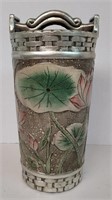 Lily Pad Vase 13" tall x 5" wide