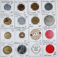 Lot of 16  North Dakota tokens