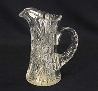 Cut Glass 5 1/2" pitcher