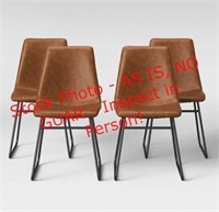 Project 62 set of 4 upholstered molded chair