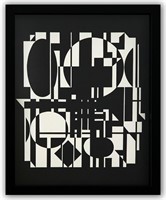 Victor Vasarely- Heliogravure Print "Untitled"