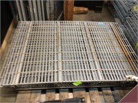 11 Steel panels shelving Grainger 45"W x 33"L