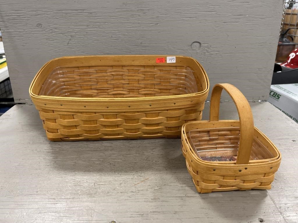 (2) Longaberger Baskets