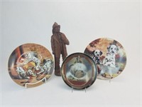 Firefighter Collectibles/ Plates & Figure
