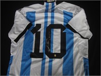 Lionel Messi signed jersey with coa