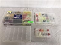 Fishing lure tacklebox lot mostly new