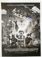 Lego movie cast signed page
