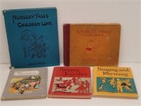(5) Vintage Children's Books: Nursery Tales, ...