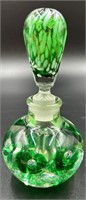 Gorgeous Murano Emerald Controlled Bubble Perfume