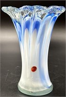 Vintage Mexican Art Glass Vase
