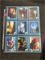 1 Sheet of ET Trading Cards