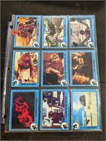 1 Sheet of ET Trading Cards