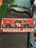 Earnhardt Jr Garage Area Sign