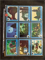 1 Sheet of ET Trading Cards