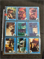 1 Sheet of ET Trading Cards