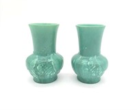 Pair of 5 1/2" Rookwood Vases #6363, 1944