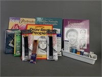 Artist's Portrait Books, Pencils and erasers