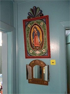 Religious Painting & Mirror